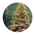 thumbnail image 4 of HAOXIT Round Christmas,Merry Christmas Tree Table Cloth Table Cover for ,, 42-46, 4 of 8