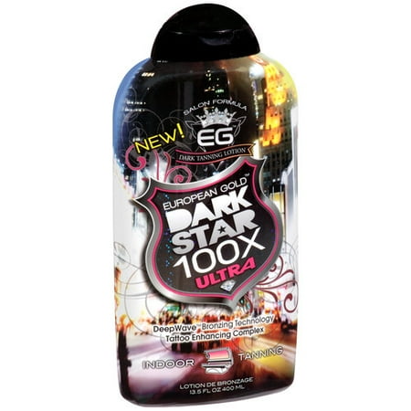European Gold Dark Star 100x Ultra Indoor Tanning Lotion, 13.5 fl oz