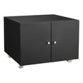 thumbnail image 2 of M optimized Mobile Copier Cabinet, 2-door Steel Rolling Printer Stand with Storage Metal File Cabinet with 360 Degree Rotation Wheels for Office, 2 of 9