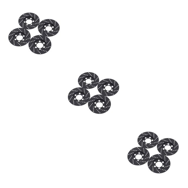 Vogacara Pinza de freno de rueda de 4 piezas, modelo de Control remoto, actualizaciones de vehículo sobre orugas, reemplazo de decoración para Axial Type1 NO1 Vogacara CBP188398