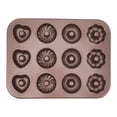 thumbnail image 3 of Cavité Modèle Donut Moule, 12 Cavité Donut Cuisson Modèle Beignet Bakeware Cavité Modèle Donut Pan Technologie de Pointe, 3 of 8