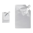 thumbnail image 6 of Muka 50 Pcs Silver Foil Spout Bag, Reclosable Spout Pouch with Funnel, Heavy Duty Stand-up Pouches (1.75 OZ,50 ML), 6 of 7