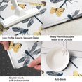 thumbnail image 3 of White Butterfly Dragonfly Pattern Kitchen Rug Mat,Kitchen Runner Rugs Non Skid Washable,Decorative Kitchen Floor Mats for Kitchen,Sink,Laundry,17"X47", 3 of 5