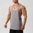 thumbnail image 5 of RongHuan Tank Top for Men Crew Neck Sleeveless Tee Shirts Casual Workout Tops Summer Loose Sports Tshirt, 5 of 7