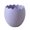 Purple, variant on KGJQ 3D Printed Cracked Egg Planter Creative Eggshell Shape Flowerpot Pen Holder Storage Ornament Macaron Colors for Home Decor Gift
