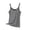 Silver, variant on Women's V-Neck Sleeveless Modal Cotton Polyester Solid Color Casual Tank Top 2026 Fashion Trendy Lightweight Breathable Comfortable Everyday Blouse