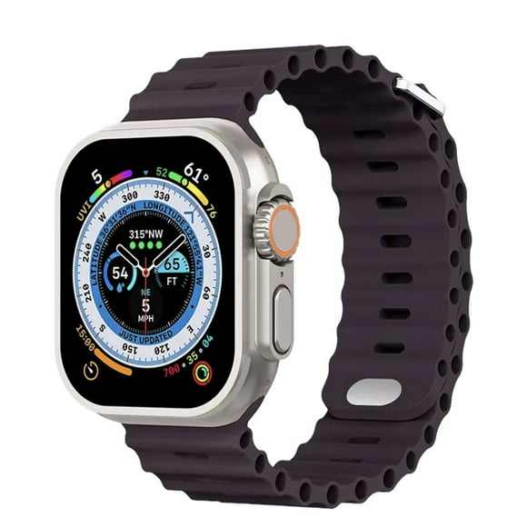 Correa para Apple Watch de Silicon, compatible con 38 mm / 40 mm / 41 mm. Modelo Ocean (Color Liso).