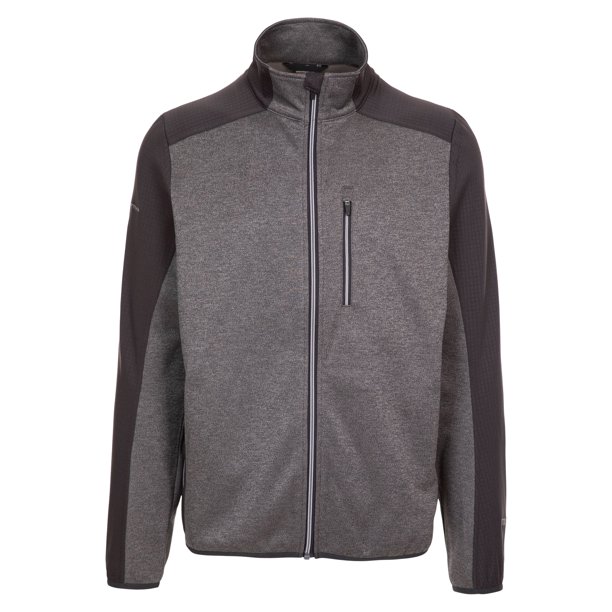 Trespass - Polar Tansorton Cremallera Completa Hombres (Gris Tormenta)