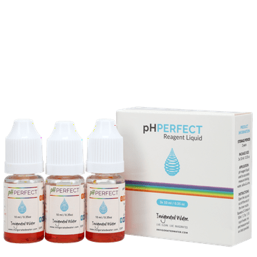 Invigorated Water pH Tester - Measures pH Levels of Water and Saliva - More Accurate Than pH Test Strips - pH Water Tester - pH Level Tester for Water - pH Tester Water Drops - pH Test Kit (3-Pack)
