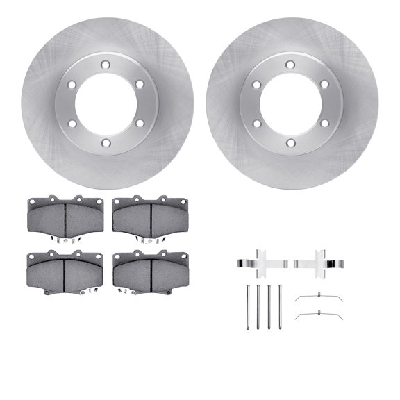 Dynamic Friction Company Front Brake Rotors with 5000 Advanced Brake Pads includes Hardware 6512-76605