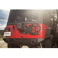 thumbnail image 4 of Rugged Ridge Spare Tire Carrier 11546.60 Replaces OE Tailgate Hinge; Allows Up To 35 Inch Tire; Powder Coated; Black; Aluminum; With Hinges/Reinforcement Bracket/Center High Mount Stop Light Bracket, 4 of 4
