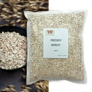 Zestful Foods 3 Pounds Pressed Barley - Hulled Pressed Barley Unpearled Food Organic Barley Flakes