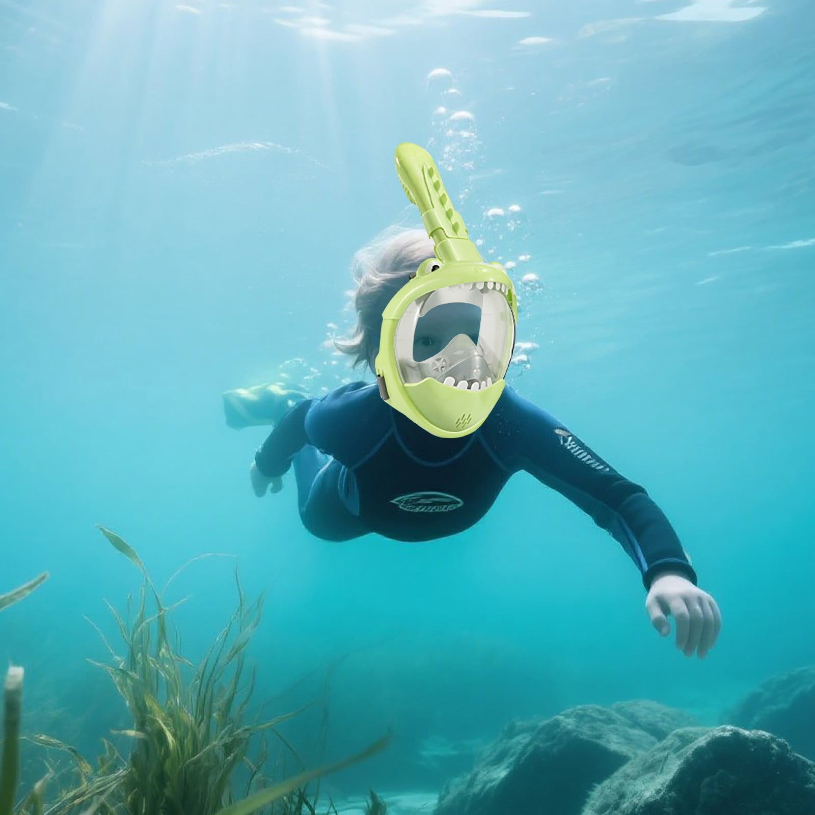 Kids' Full Face Snorkel Fog Design For Underwater Swimming (Ages 6 Leak Proof) Pools Oval Pools above Ground Pools Fiberglass Pools Pools Rectangle Swimming Pool 732x366x132 Frame Pool Set 26364 for