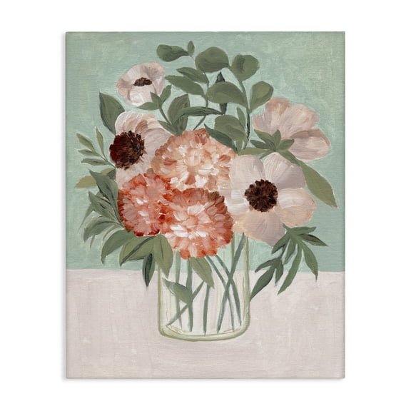 Stupell Industries Garden Beauties Bouquet Plants & Flowers Painting Wrapped Canvas Art Print Wall Art, 16 x 20