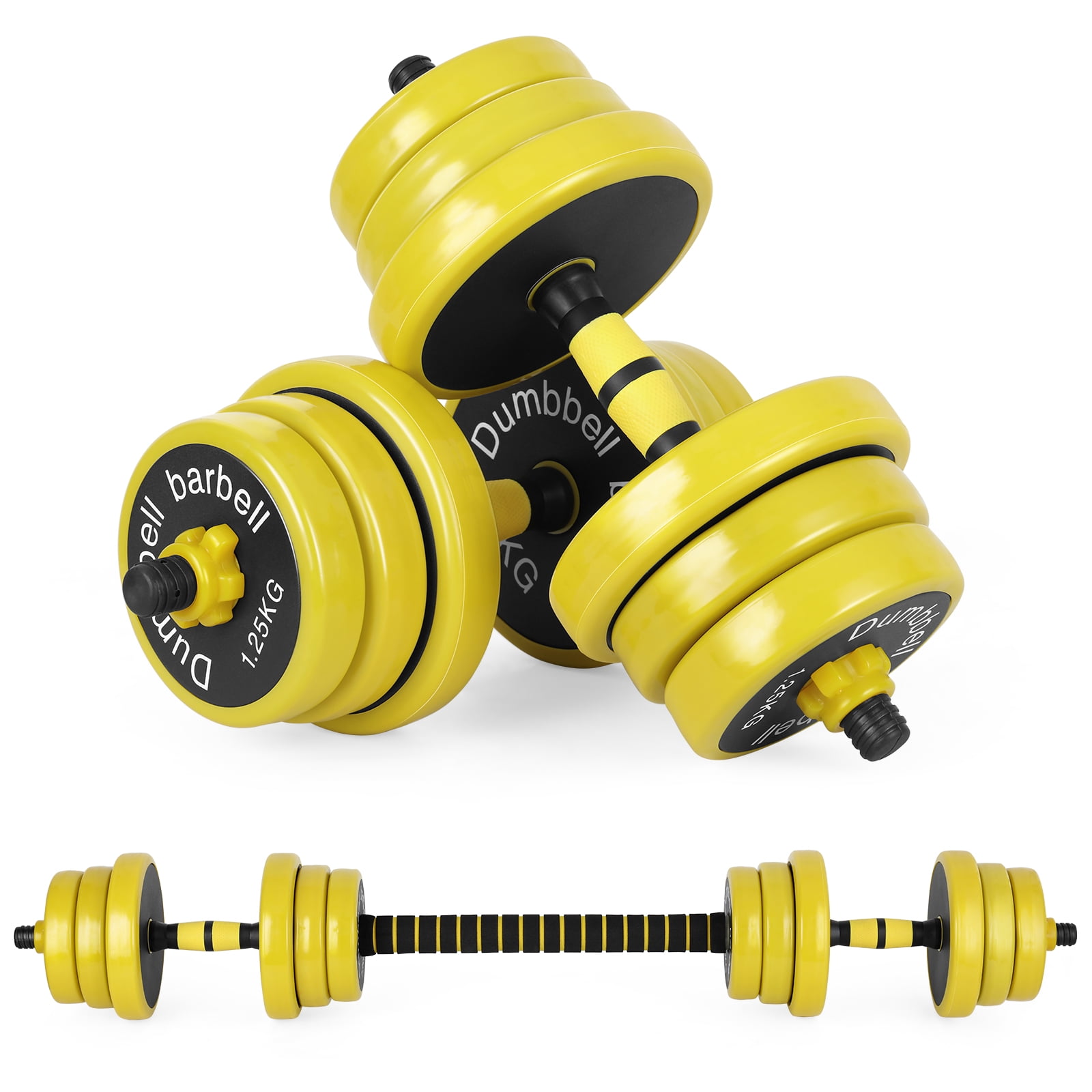 Suit Fitness Dumbbells Set Free Weights Adjustable Weight to 33-88lbs Home Fitness Equipment for Men and Women Gym Dumbbell Sets 30,40,60,80lbs 