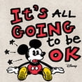thumbnail image 3 of Disney - Mickey Mouse - It's All Going To Be Ok - Youth Crewneck Fleece Sweatshirt, 3 of 5