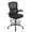 Black, variant on Ktaxon Drafting Tall Office Chair with Flip-up Armrests, Adjustable Rolling Chair with Lumbar Support and Footrest, Breathable Mesh, Khaki