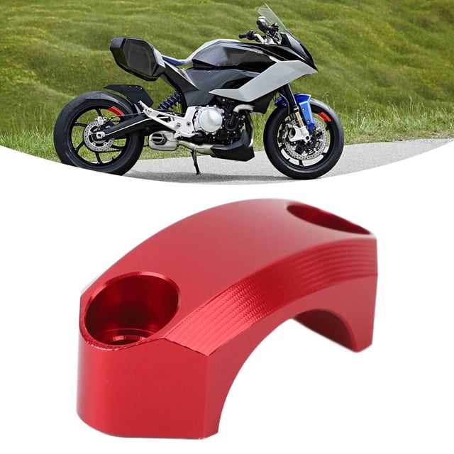 Motorcycle Handlebar Riser Clamp, Aluminum Alloy Enhance Stability, Stabilizing Handle Grip Fastener for F900XR F900R S1000XR, Compatible with Various Motorcycle Models