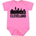 thumbnail image 3 of Inktastic Cleveland Skyline Grunge Boys or Girls Baby Bodysuit, 3 of 5