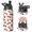 Fireman and Flame White Pattern-1, variant on Fireman and Exit Beige Pattern Insulated Water Bottle with Straw, Vacuum Insulated Portable Hydration Bottle Double Wall Vacuum Insulation Gifts Ideas for Teens Adults Office Workers Teachers
