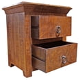 thumbnail image 2 of Troy Solid Wood 2 Drawer Nightstand in Brown, 2 of 3