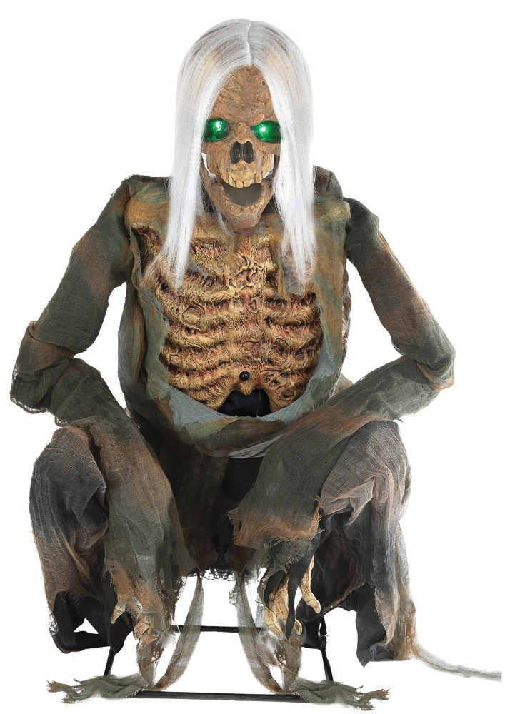 Crouching Bones Animated Prop Halloween Decoration - image 2 of 2