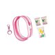 thumbnail image 5 of Bolsa de exhibición de figuras transparente a prueba de polvo Estuche de exhibición de muñecas de PVC para coleccionistas de muñecas rosa rosa, 5 of 9