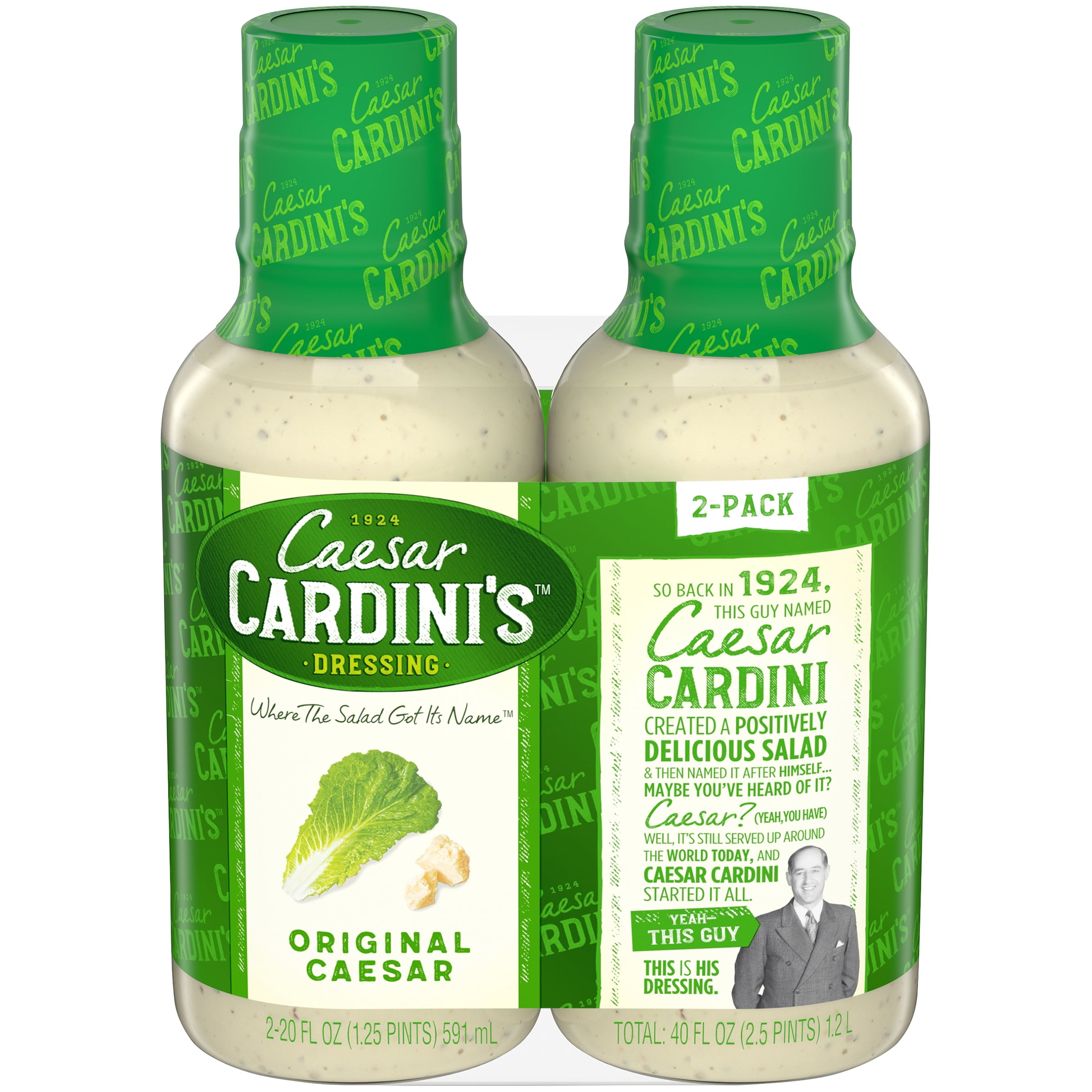 Cardini's® The Original Caesar Dressing 220 fl. oz. Bottles