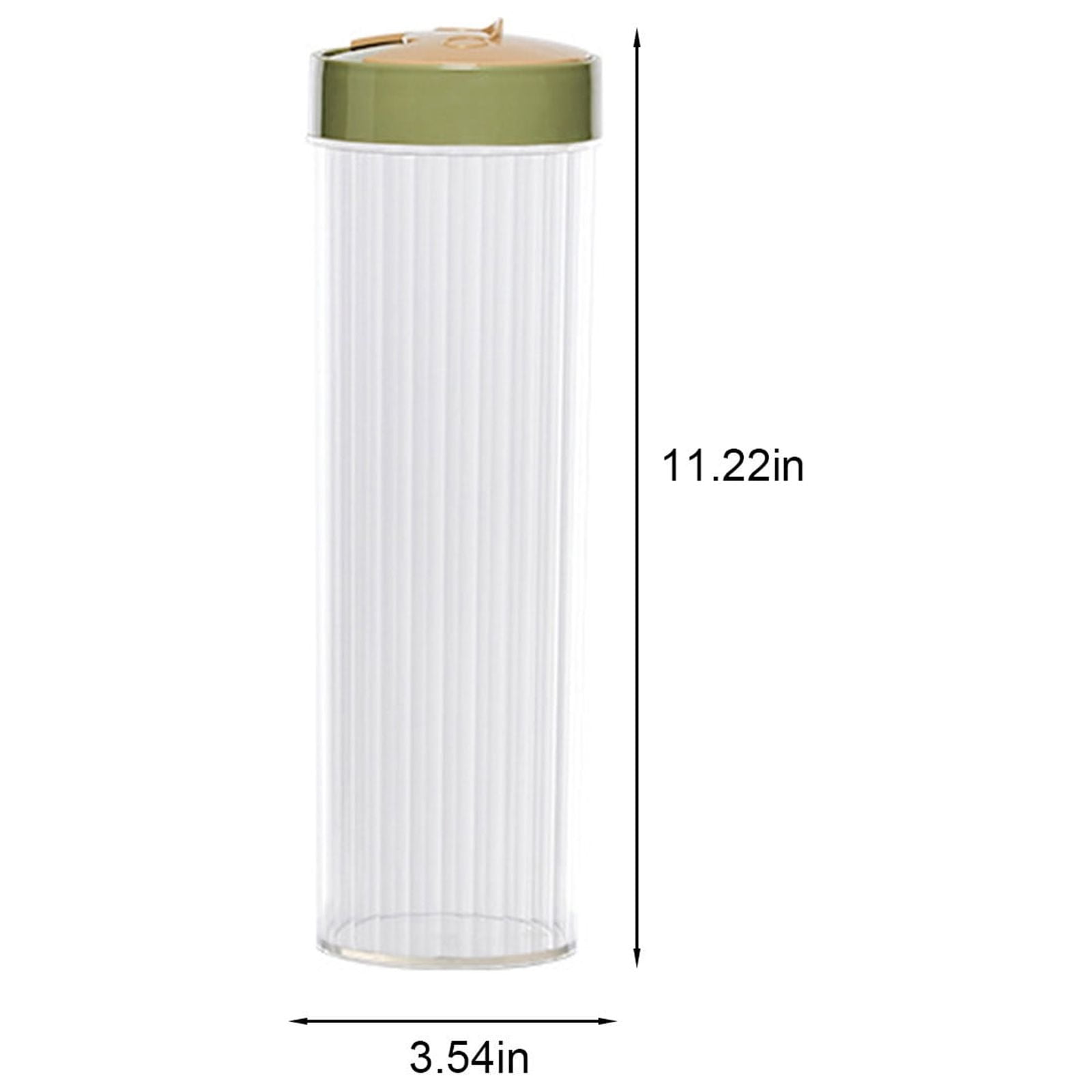 Xqxayjr under $5 3Pcs Airtight Pasta Container, Tall Clear Airtight Pasta Storage Container,Spaghetti Noodle Food Storage Jar with Lid,Kitchen Pantry Organization Canister