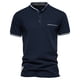 thumbnail image 1 of Gibobby Playera Polo Polo de Manga Corta de Ajuste clásico de algodón Suave y Liso(Marina,M), 1 of 2