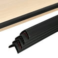 thumbnail image 1 of Uxcell 5 Pack Protector de Esquina de Pared, 36"L x 1.4"W Protectores de Esquina Autoadhesivos, Protector de Borde Negro, 1 of 5