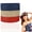 C, variant on 4th of July Patriotic Ribbon, Navy Blue with Beige Star Printed Burlap Ribbon, Wire-Edged Fabric Ribbon for Independence Day Wreaths Bows Crafts Gift Wrapping Party Decor