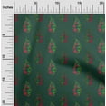 thumbnail image 1 of oneOone Cotton Silk Fabric Leaves & Floral Block Decor Fabric Printed BTY 42 Inch Wide, 1 of 4