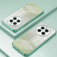 thumbnail image 1 of Compatible with Realme 12pro / 12 pro plus Case, Clear Glitter Electroplating Hybrid Protective Phone Cover, Slim Transparent Anti-Scratch Shock Absor, 1 of 5