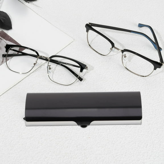 WHAMVOX Aluminum Eyeglass Case Spectacles Box Portable Lightweight Hard Shell Glasses Case for Women Men for Sunglasses Reading Glasses