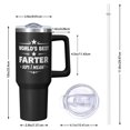 thumbnail image 2 of OBREWU World's Best Farter Tumbler with Handle and Lid,40oz World's Best Farter Double Wall Vacuum Insulated Tumbler,World's Best Farter Cups Gift for Women and Men, 2 of 7