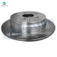 thumbnail image 3 of Set of 6 Rear 305mm Drilled Slotted Brake Disc Rotors-Ceramic Brake Pad Kit For 2007-2009 Acura RDX, 3 of 8