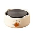 thumbnail image 2 of DOLITY Electric Stovetop Compact Small Hot Plate for Indoor Outdoor Kitchen Camping Beige White, 2 of 9