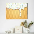 thumbnail image 6 of Logiee White Ice Cream Print Canvas Wall Art,Canvas Picture Prints with Frame, Wall Art Decorative,Canvas Decorative,Suitable for Living Room Bedroom Office Room 30x40, 6 of 6