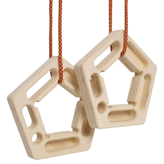 CQSXDA 2pack Wooden Climbing Hangboard For Strengthening Fingers And Grip Essential Rock Climbing Training Tool
