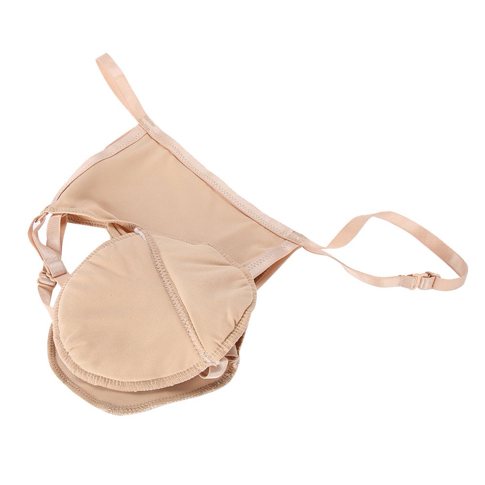 Mgaxyff Reusable Cotton Armpit Sweat Guard Bra Underarm Sweat Absorbent Pads Skin Tone,Underarm