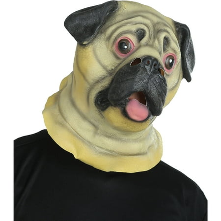 Pug Mask Adult Halloween Dog Mask