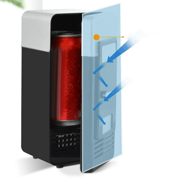 Refrigerador portátil USB Macarena Mini refrigerador Negro para 1 Lata