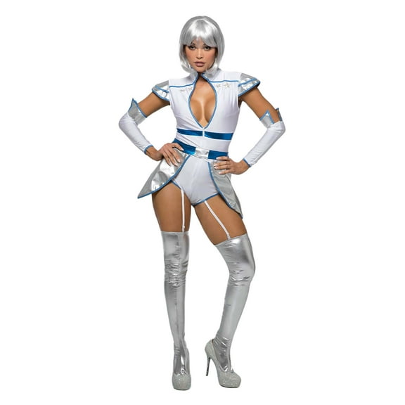 Music Legs Women's Women's Space Cadet Scientist Costume