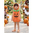 thumbnail image 3 of RUINIXCW Toddler Baby Boy Girl Halloween Halloween Costume Kids Cosplay Outfit Newborn Fall Winter Warm Clothes Fleece Sleeveless Hooded Tops, 3 of 10