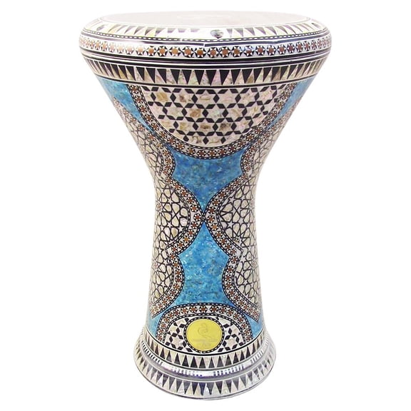 The 17.5'' Blue Shield New Generation 2.0 Gawharet El Fan Darbuka Doumbek