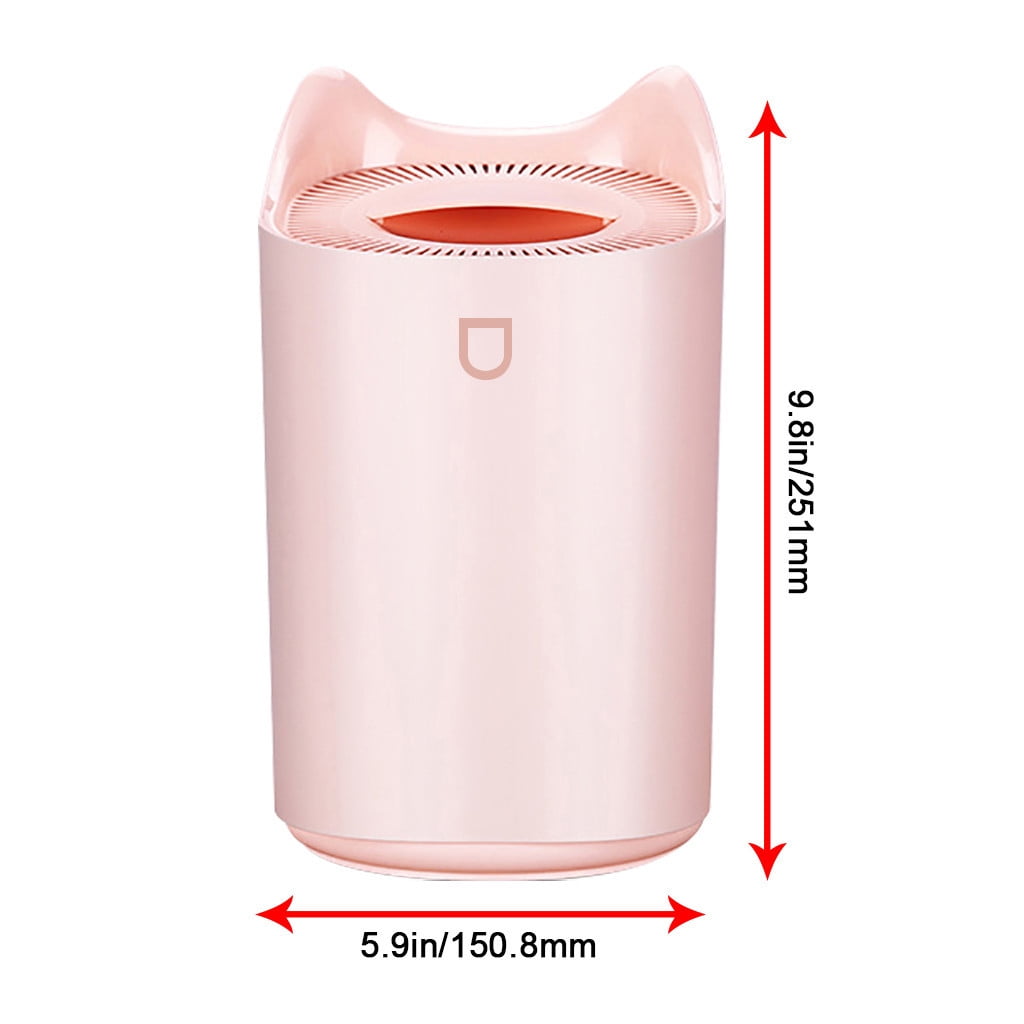 3L Large Capacity Double Nozzle Humidifier with USB, Ultrasonic Cool Mist for Bedroom Office Household, Quiet Mute Operation with Auto Shut Off for Plant Baby Nursery