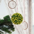 thumbnail image 4 of Simulation Plant Flower Hanging Topiary Ball 7.8 Inch for Ceiling Decor, 4 of 8