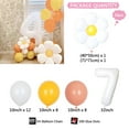 thumbnail image 2 of 30inch Daisy Number Balloon Set，White Daisy Flower Balloon Daisy Party Decorations，Birthday Party Decorations, 2 of 8