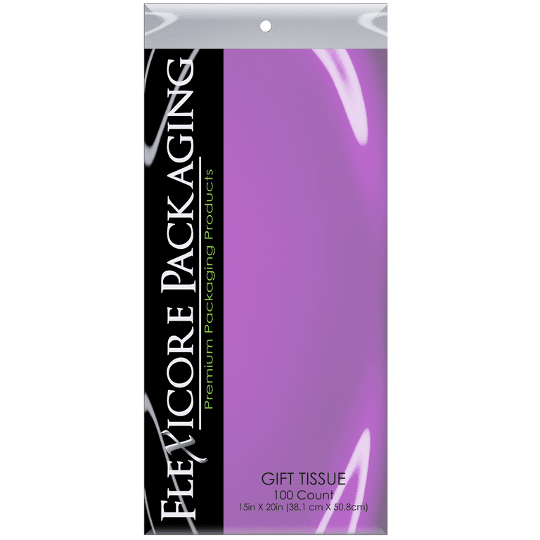 Flexicore Packaging Lilac Purple Tissue Paper, 100 Sheets photo 2